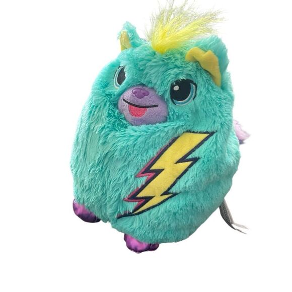 Misfittens Kids Blue Purple Collectible Bolt Series 3 Wild Cat Kitty Plushie OS - Picture 2 of 11